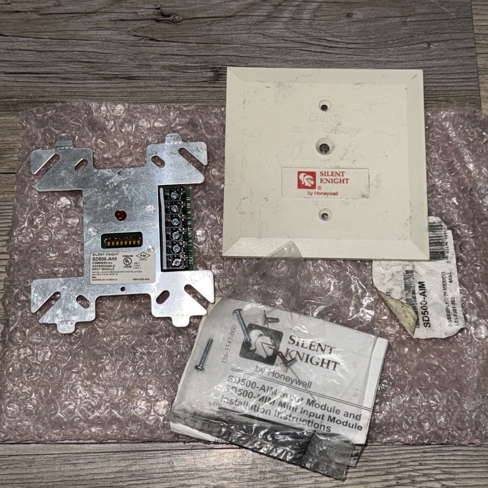 Honeywell Silent Knight SD500-AIM addressable input module; NOS. Brand New